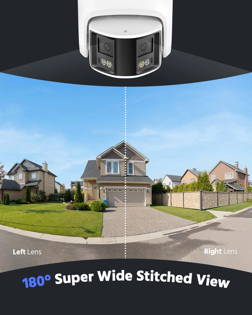 ANNKE I91DX 4K 8MP AI Dual Lens Panoramic FOV 180