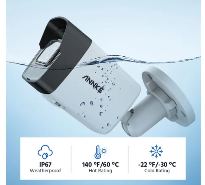 Cámara IP de Vigilancia ANNKE  I51DL 3K 5MP CMOS 2.8mm, PoE, Tipo Bala, 30m IR, H.265