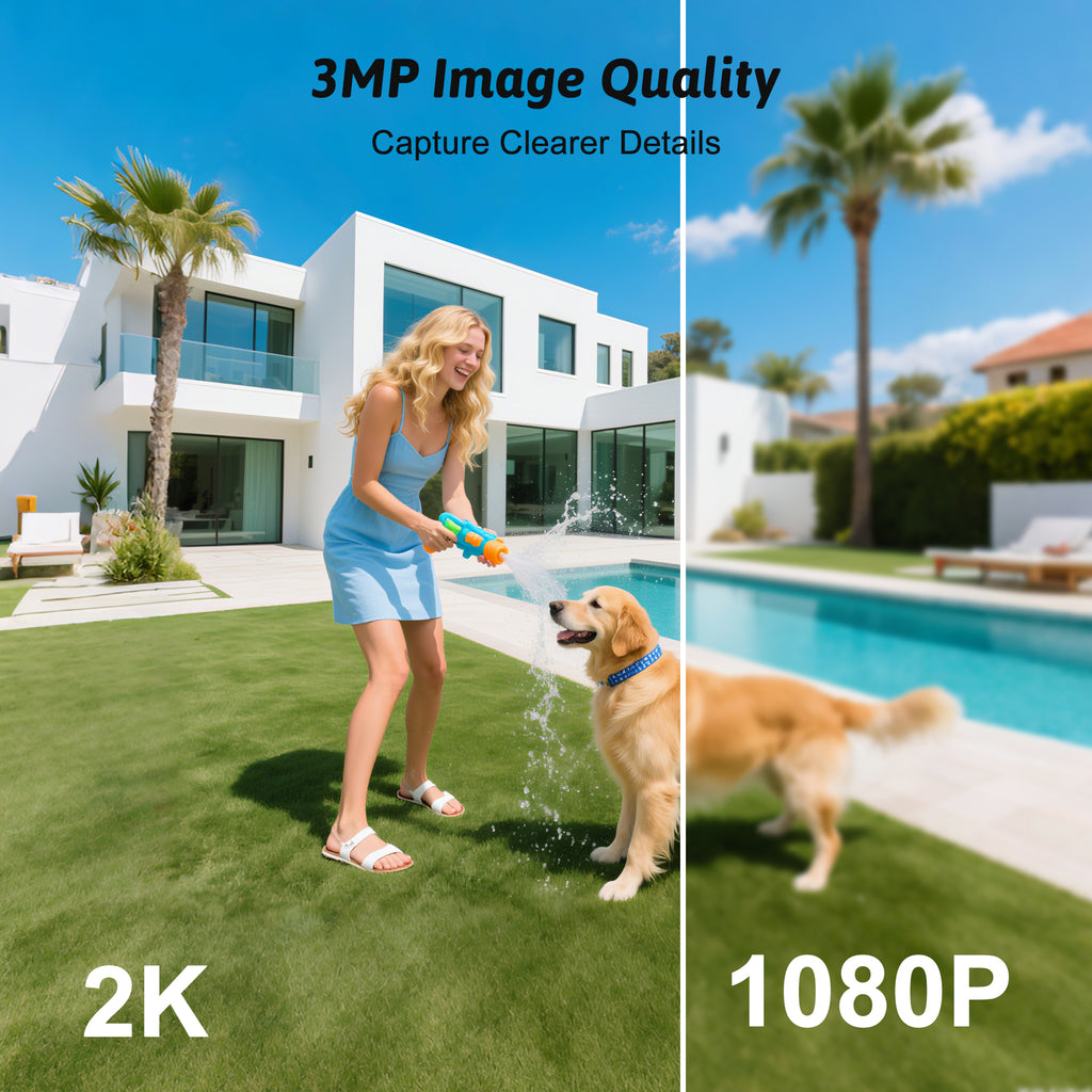 Camara Wifi para exteriores con bateria 3Mp
