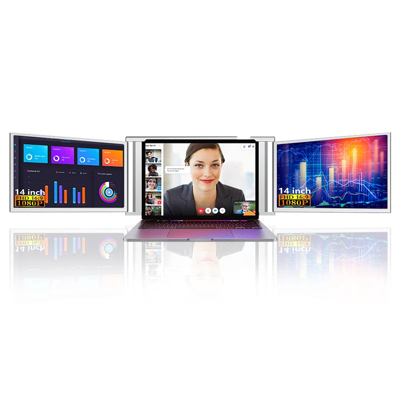 Extension De Pantalla Para Laptop  Monitor Portatil De 14 Pulgadas Con Resolution Full HD Y Conectividad USB C