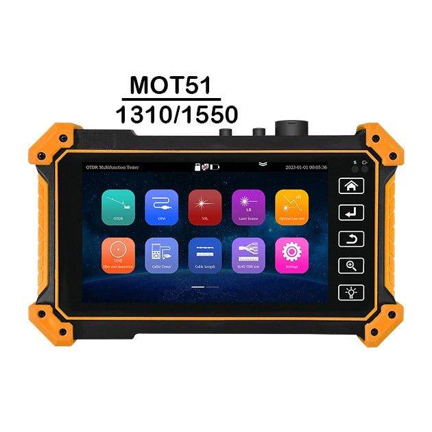 CCDCAM ET-MOT51 5.5 Inch Otdr CCTV IP Camera Tester Dual Wavelength 1310/1550 RJ45 TDR Cable Test Monitoring Accessories