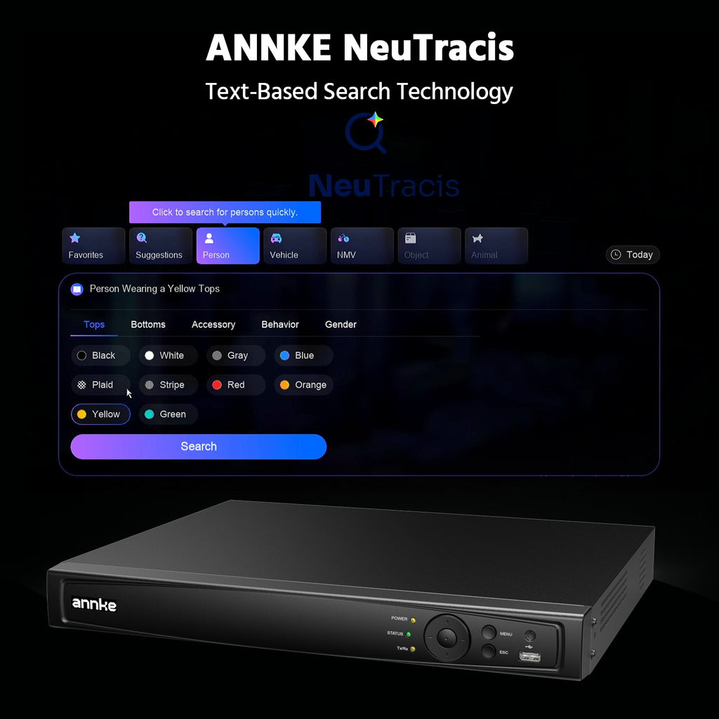 NVR ANNKE de 8 Canales, 4K, 12MP
