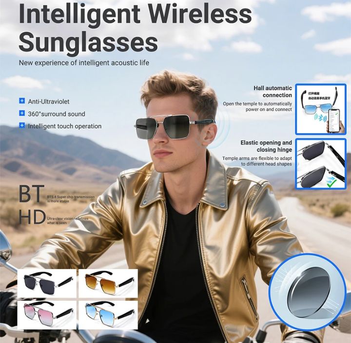 Lentes Inteligentes GT-30 – Sonido 360°