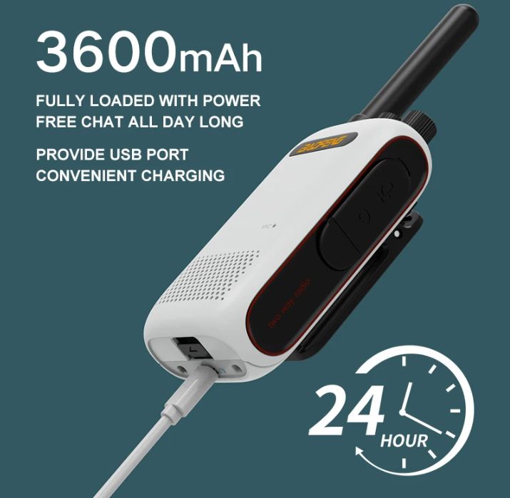 Radio Portátil BAOFENG 888S PRO – UHF 16 Canales con Carga USB-C