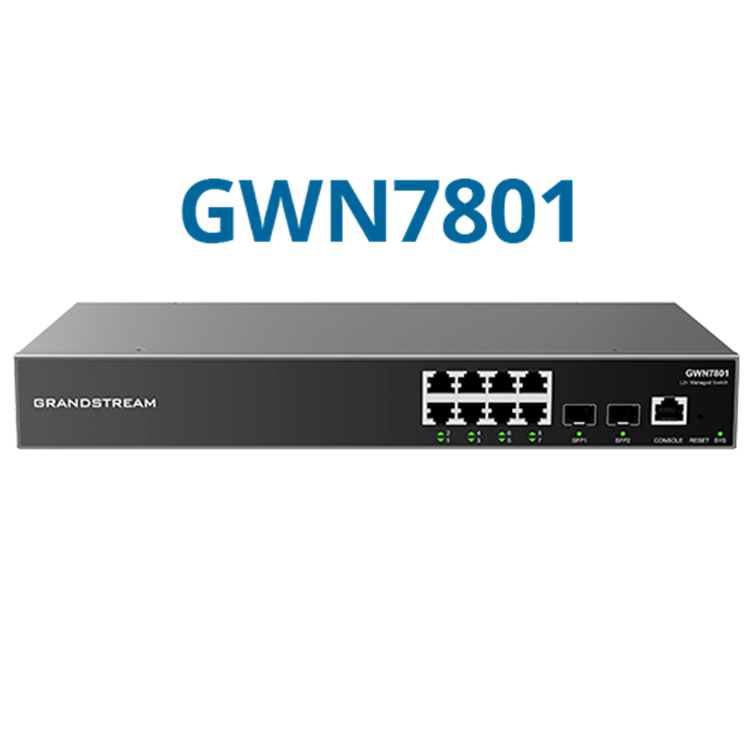 Grandstream GWN7802 Conmutador de red gestionado de Capa 2 + empresarial GWN7802/P