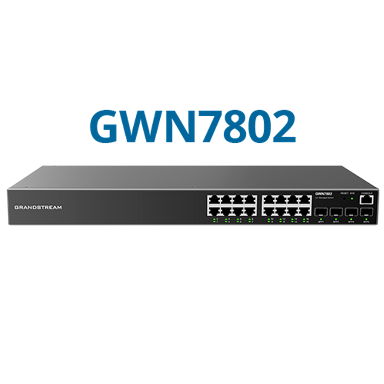 Grandstream GWN7802 Conmutador de red gestionado de Capa 2 + empresarial GWN7802/P