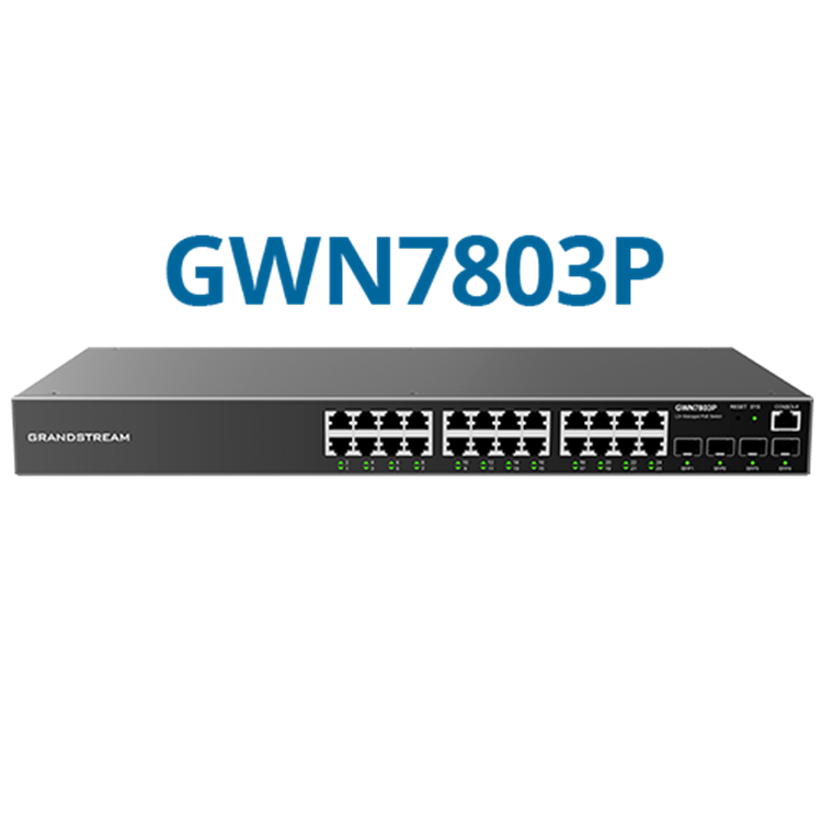 Grandstream GWN7802 Conmutador de red gestionado de Capa 2 + empresarial GWN7802/P