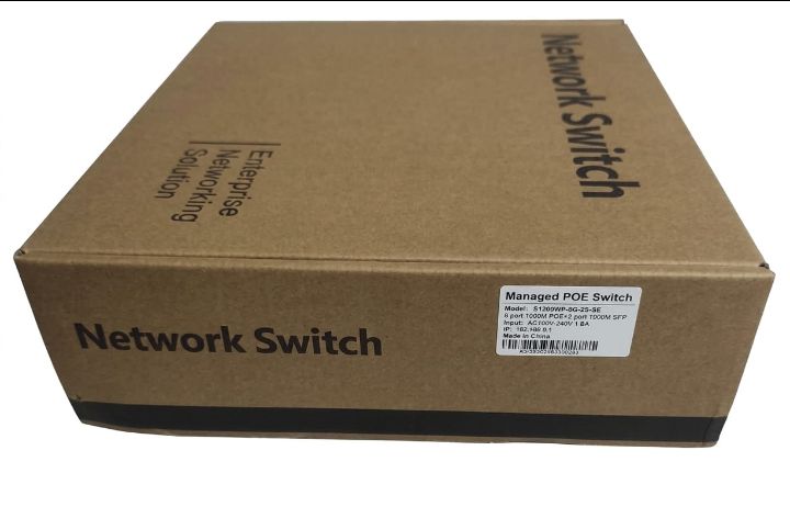 Switch de Fibra Óptica POE industrial 8 puertos