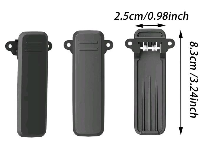 Clip de Cinturón Original BAOFENG Compatible con Múltiples Modelos.