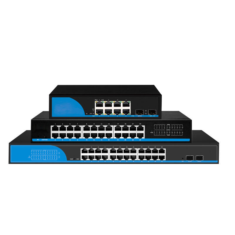 Switch PoE de 8 Puertos, 10/100/1000/2500Mbps, Administrado.