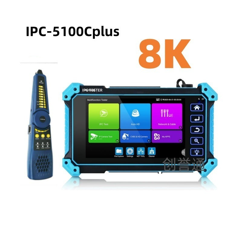 Tester IP CCTV 8K – Pantalla Táctil 5.4"